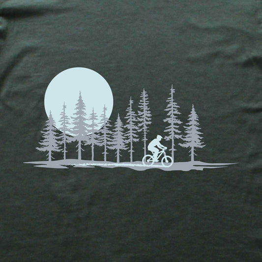 Biking In The Forest T-shirt