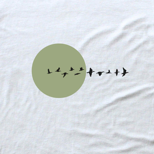 Migratory Birds and Sun T-shirt