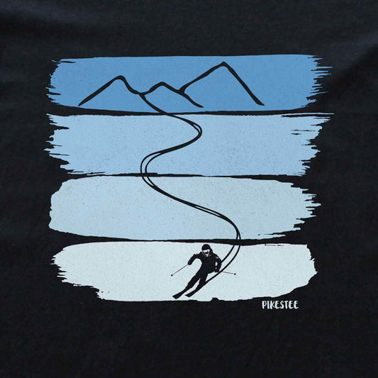 Gradient Ski Path T-shirt