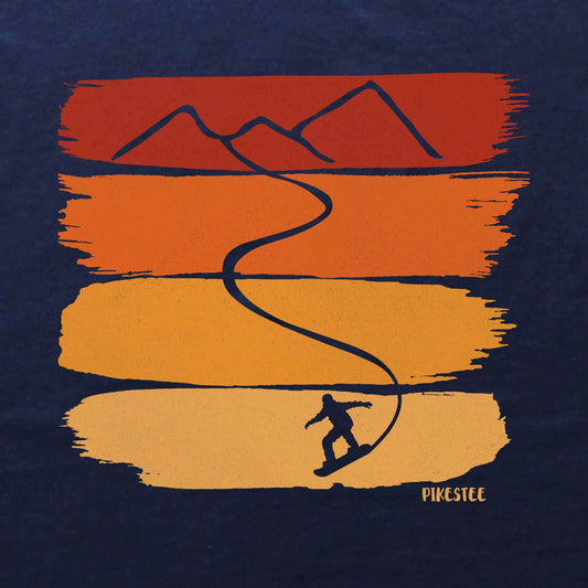 Gradient Snowboard Path T-shirt