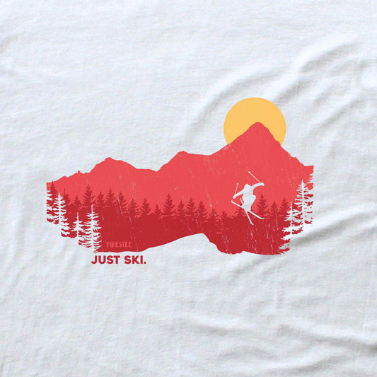 Just Ski Jump Landscape T-shirt