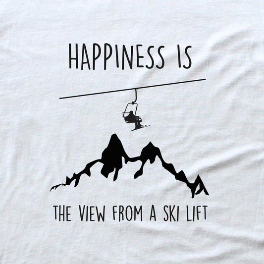The View From The Ski Lift T-shirt