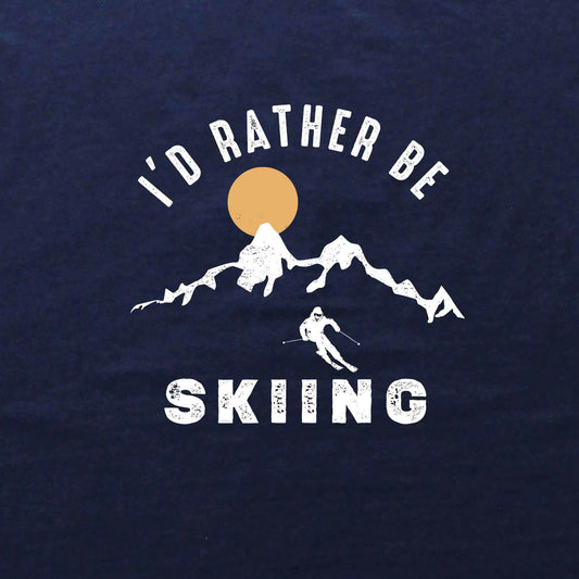 I'd Rather Be Skiing Hoodie