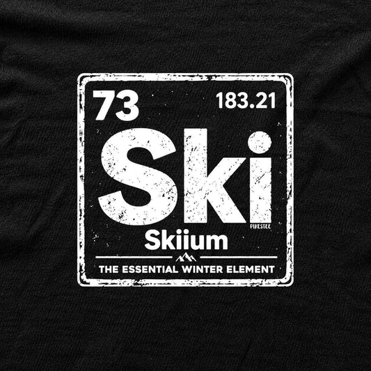 Skiium T-shirt - Black - hero
