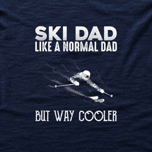 Ski Dad Flow T-shirt - Navy - hero