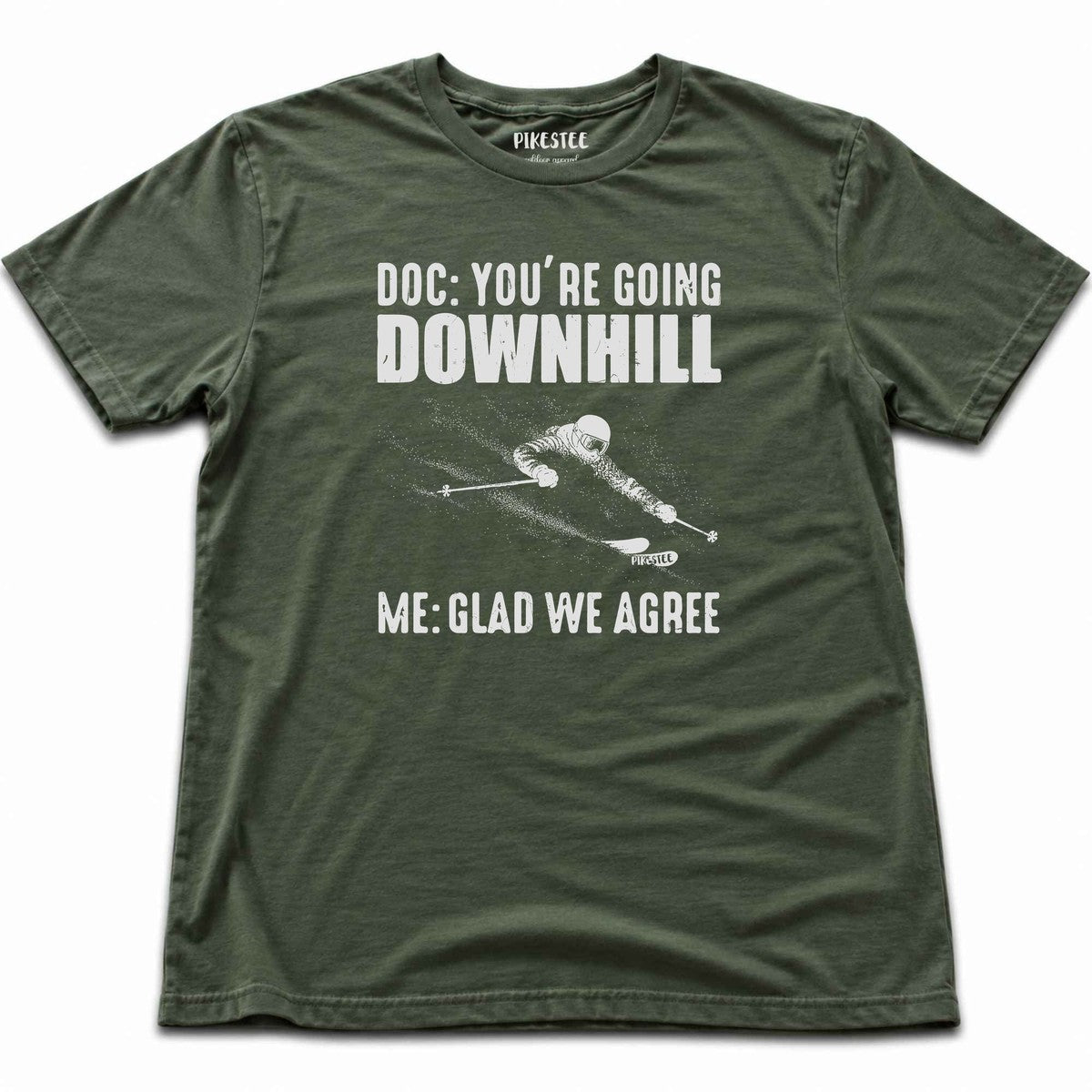 Doc Downhill T-shirt - Military Green