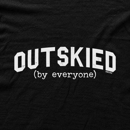 Outskied By Everyone T-shirt - Black - hero