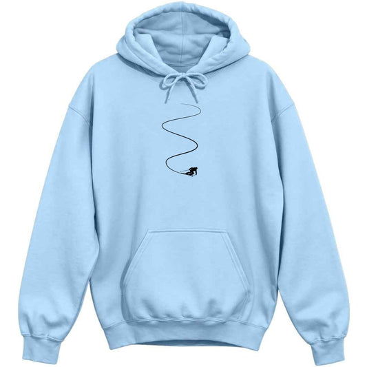 Ski Slalom Hoodie - Light Blue