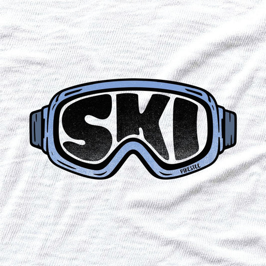Ski Mask T-shirt - White - hero