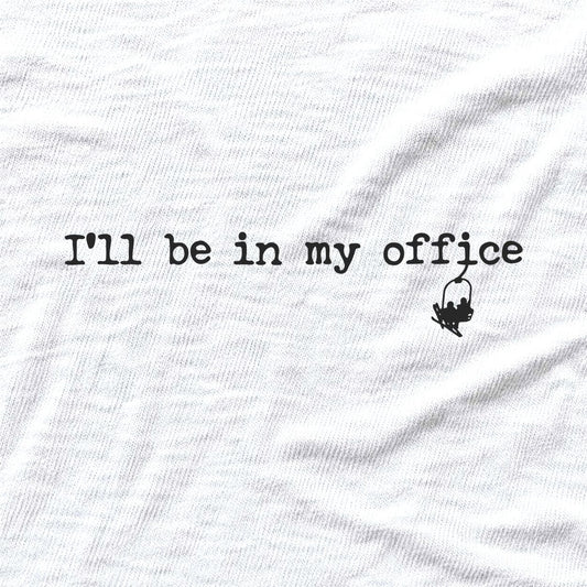 In My Office Ski T-shirt - White - hero