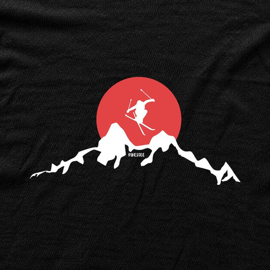 Sun Skier T-shirt - Black - hero