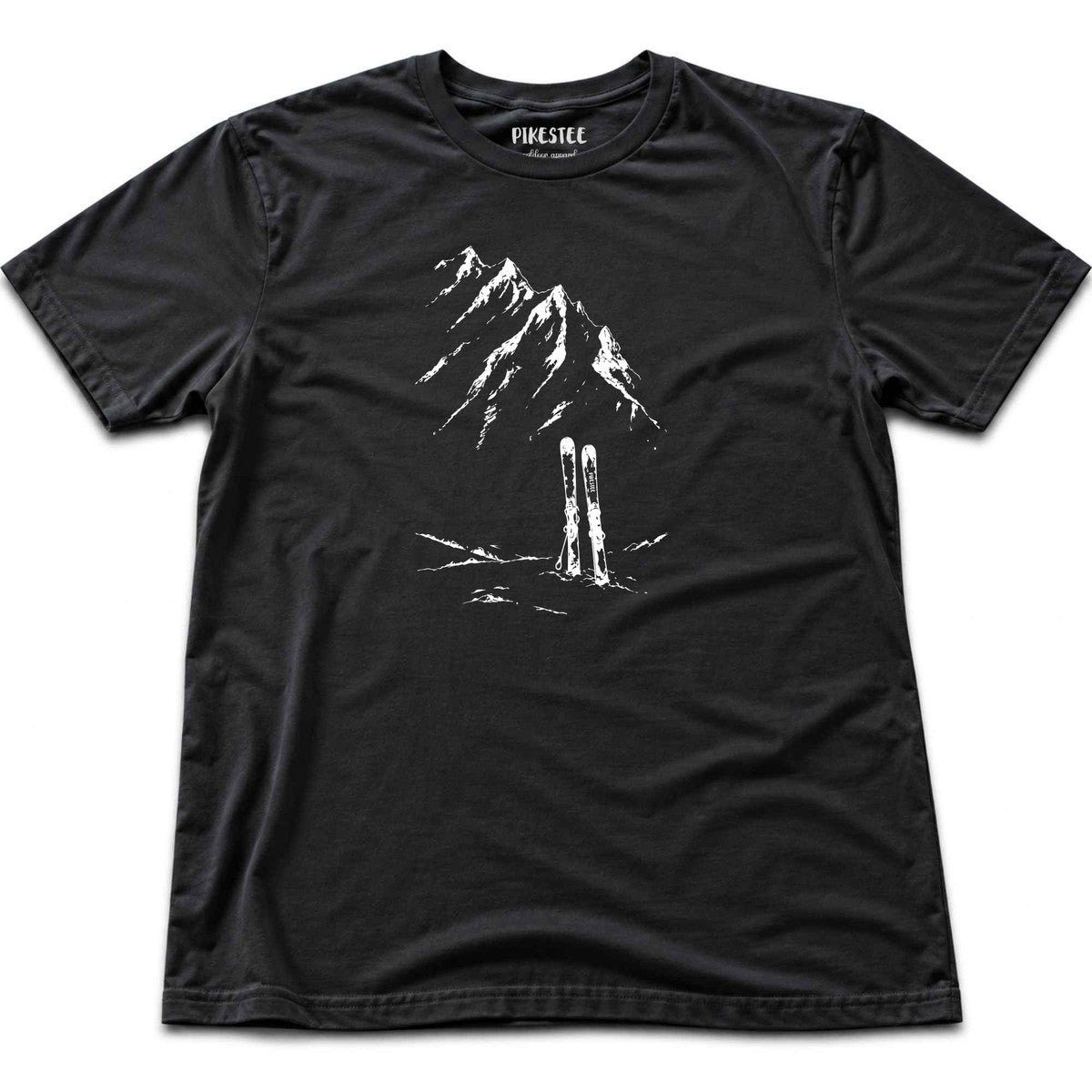 Mountain Line Skis T-shirt - Black
