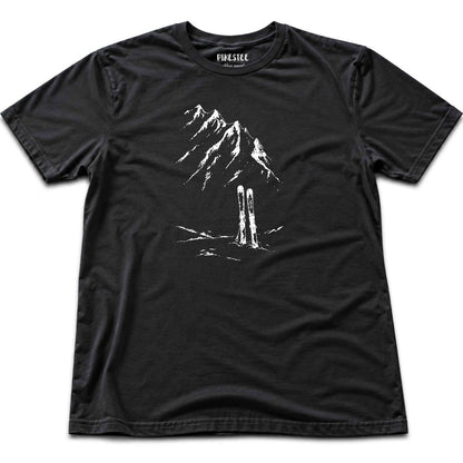 Mountain Line Skis T-shirt - Black