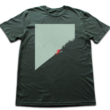 Ski Descent Path T-shirt Military Green