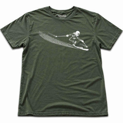 Ski Flow Woman T-shirt - Military Green