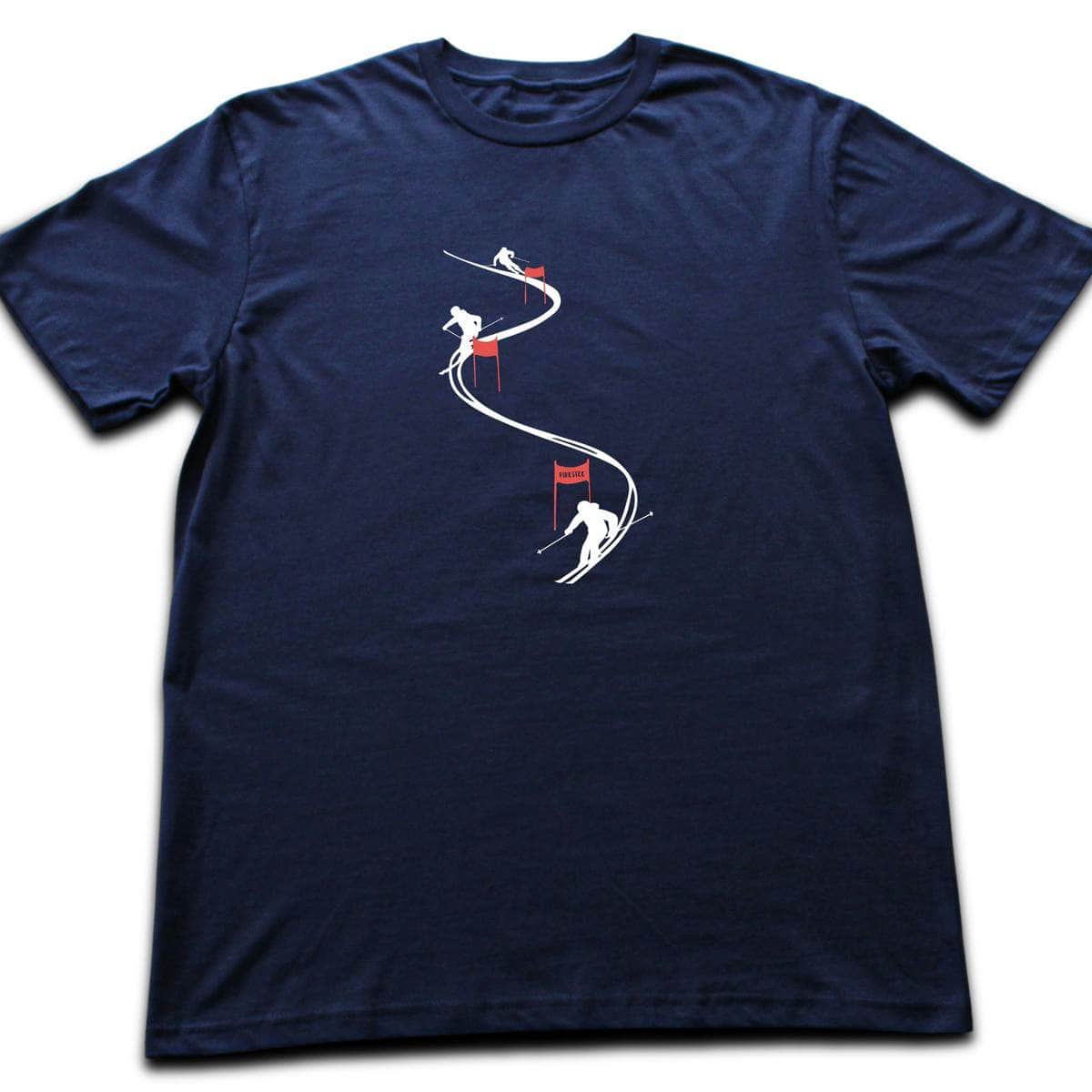 Ski Flags T-shirt - Navy