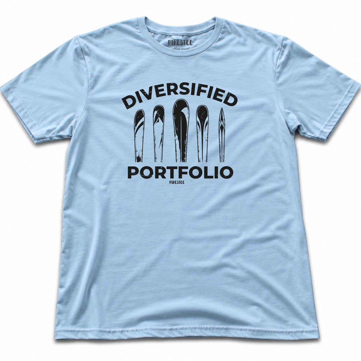 Diversified Porfolio Ski T-shirt - Light Blue