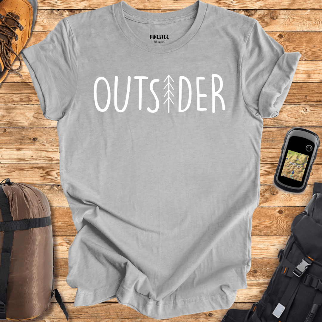 "Outsider" White T-shirt