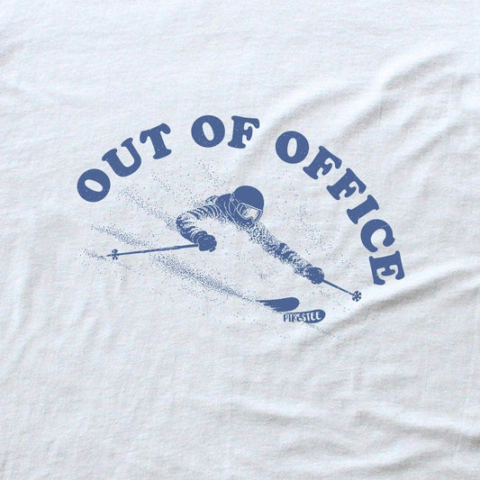 Out Of Office Flow T-shirt - White - hero