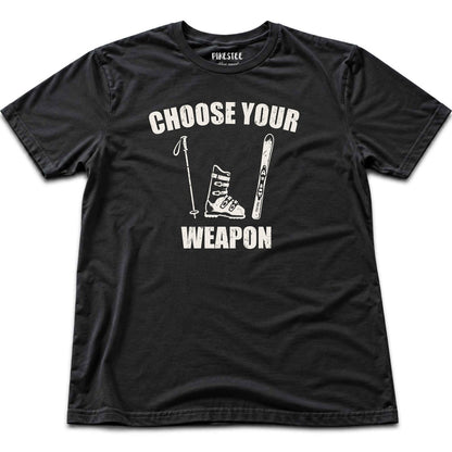 Choose Your Weapon T-shirt - Black