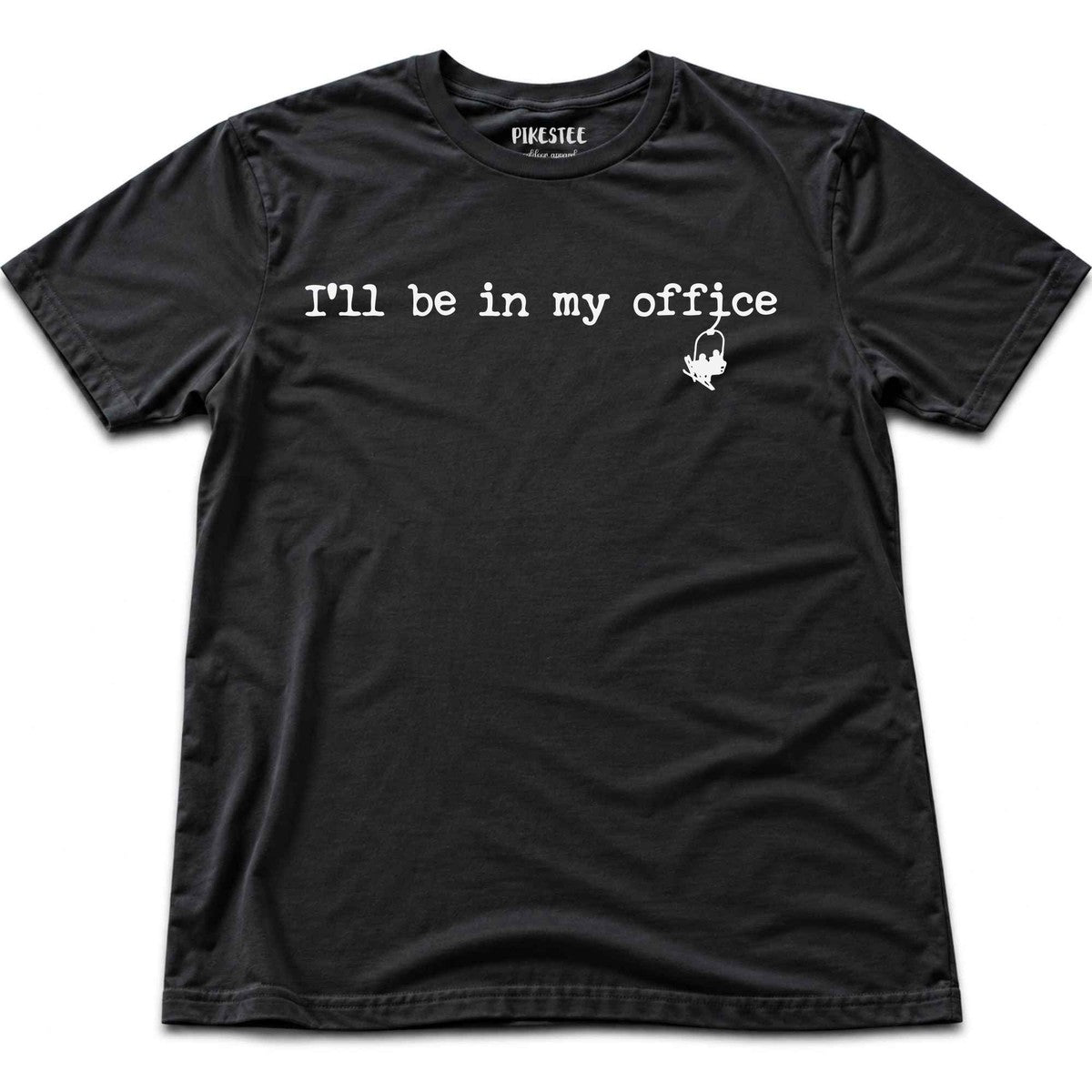 In My Office Ski T-shirt - Black