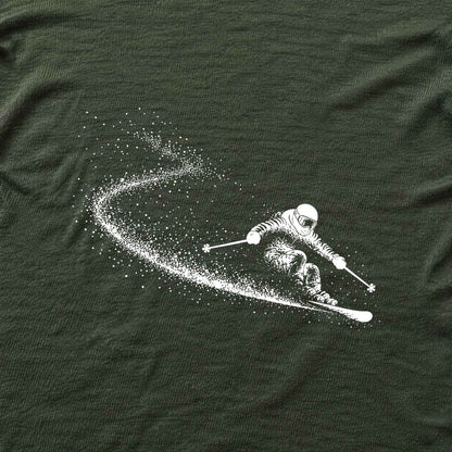 Slalom Flow T-shirt - Military Green - hero