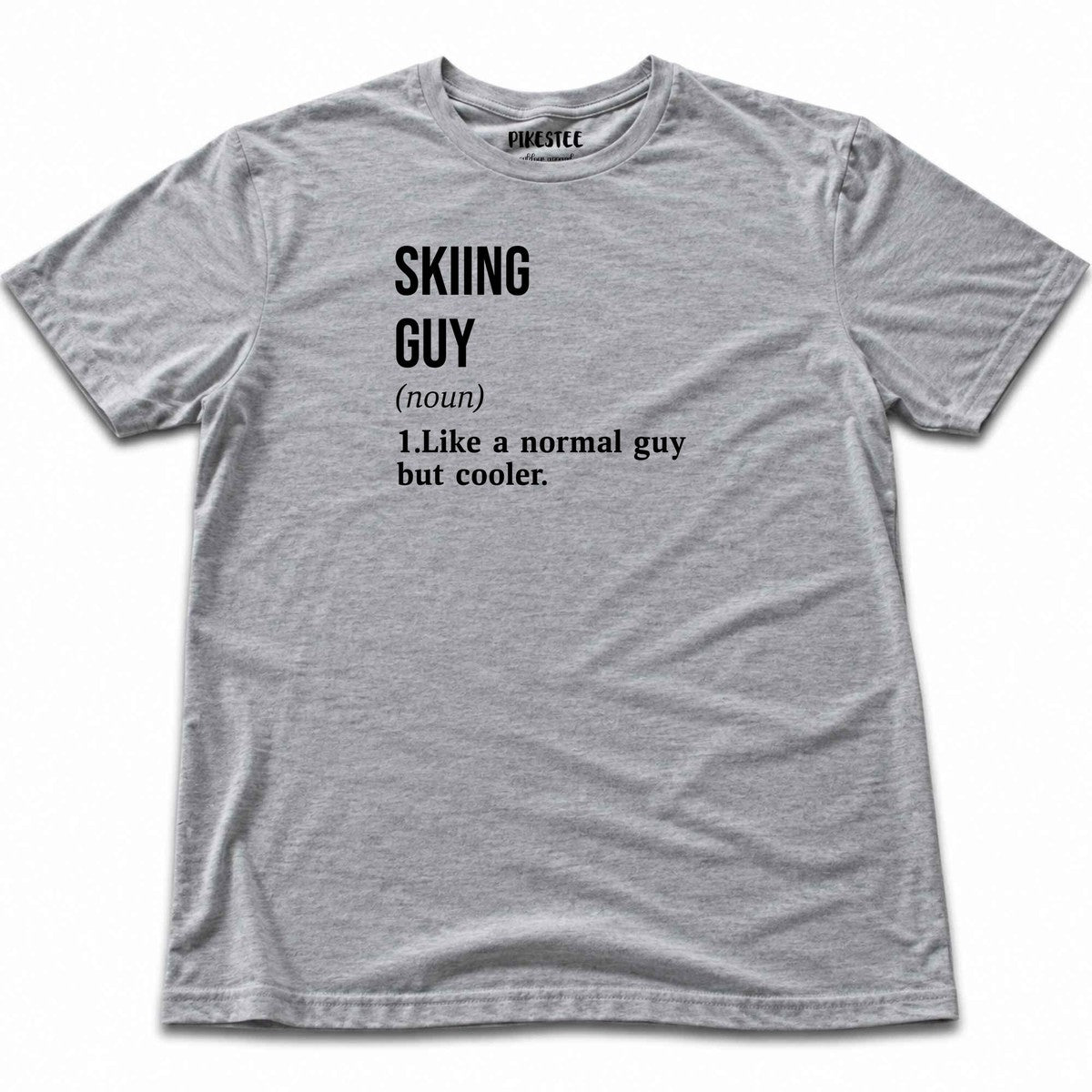 Skiing Guy Definition T-shirt - Sport Grey