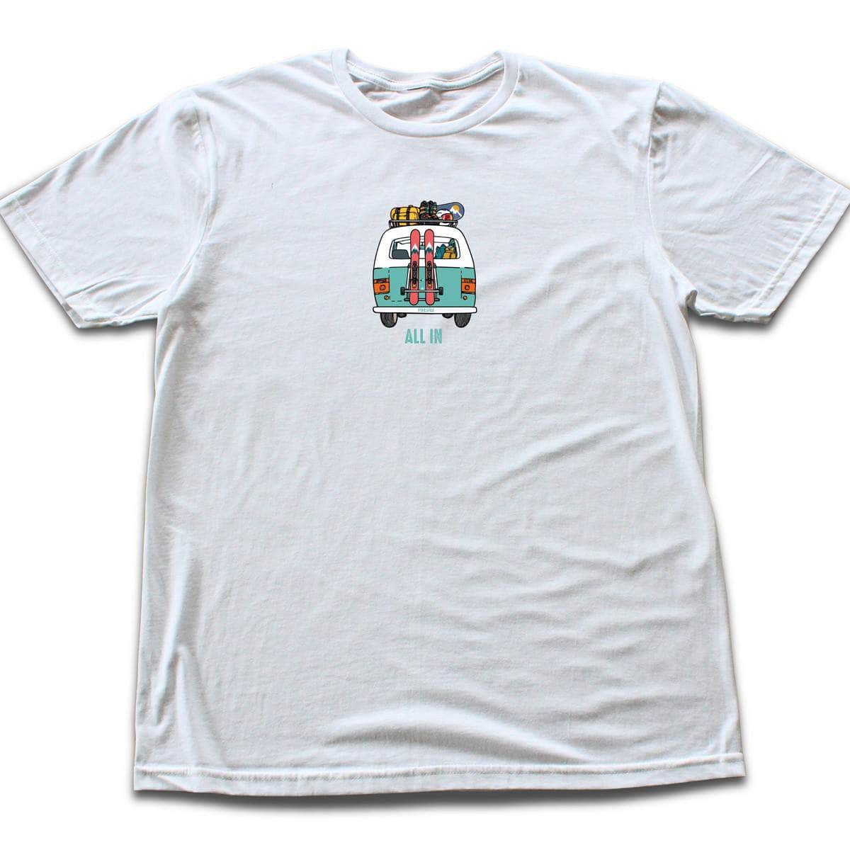 All In Van Ski T-shirt - White