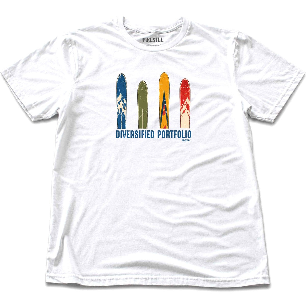 Portfolio Ski Colors T-shirt - White