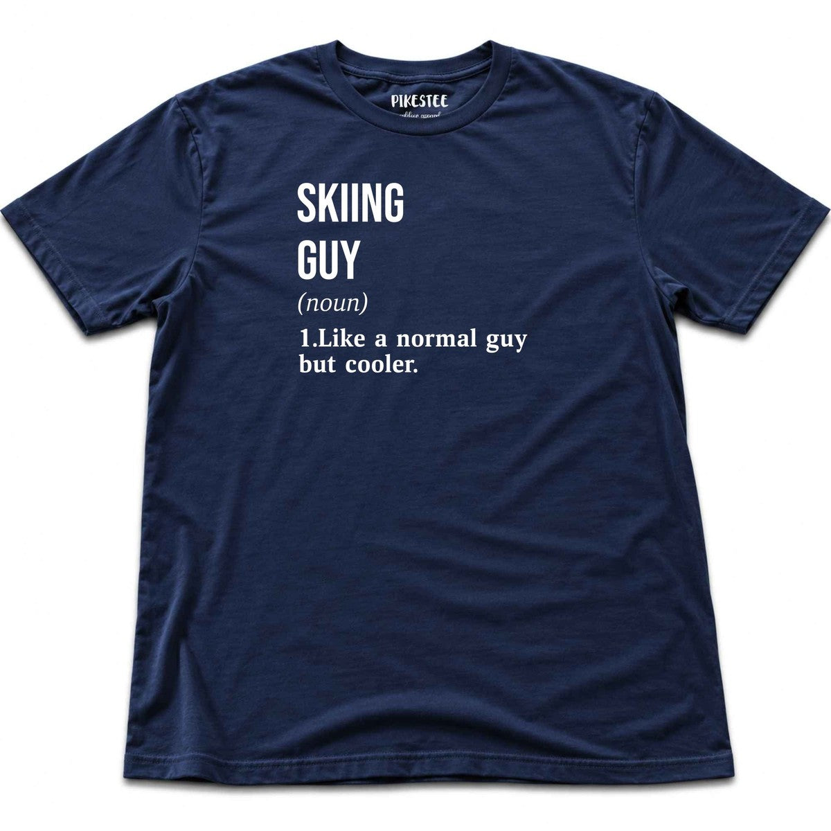  Skiing Guy Definition T-shirt - Navy