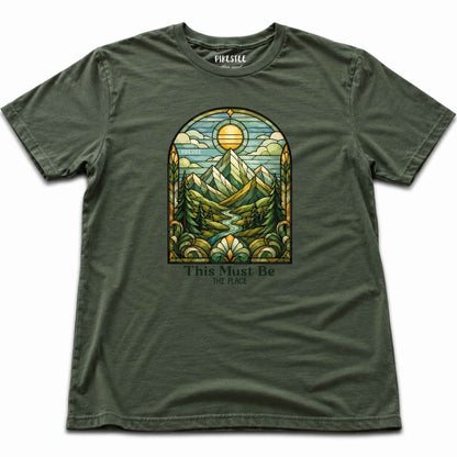 This Must Be The Place T-shirt - Military Green