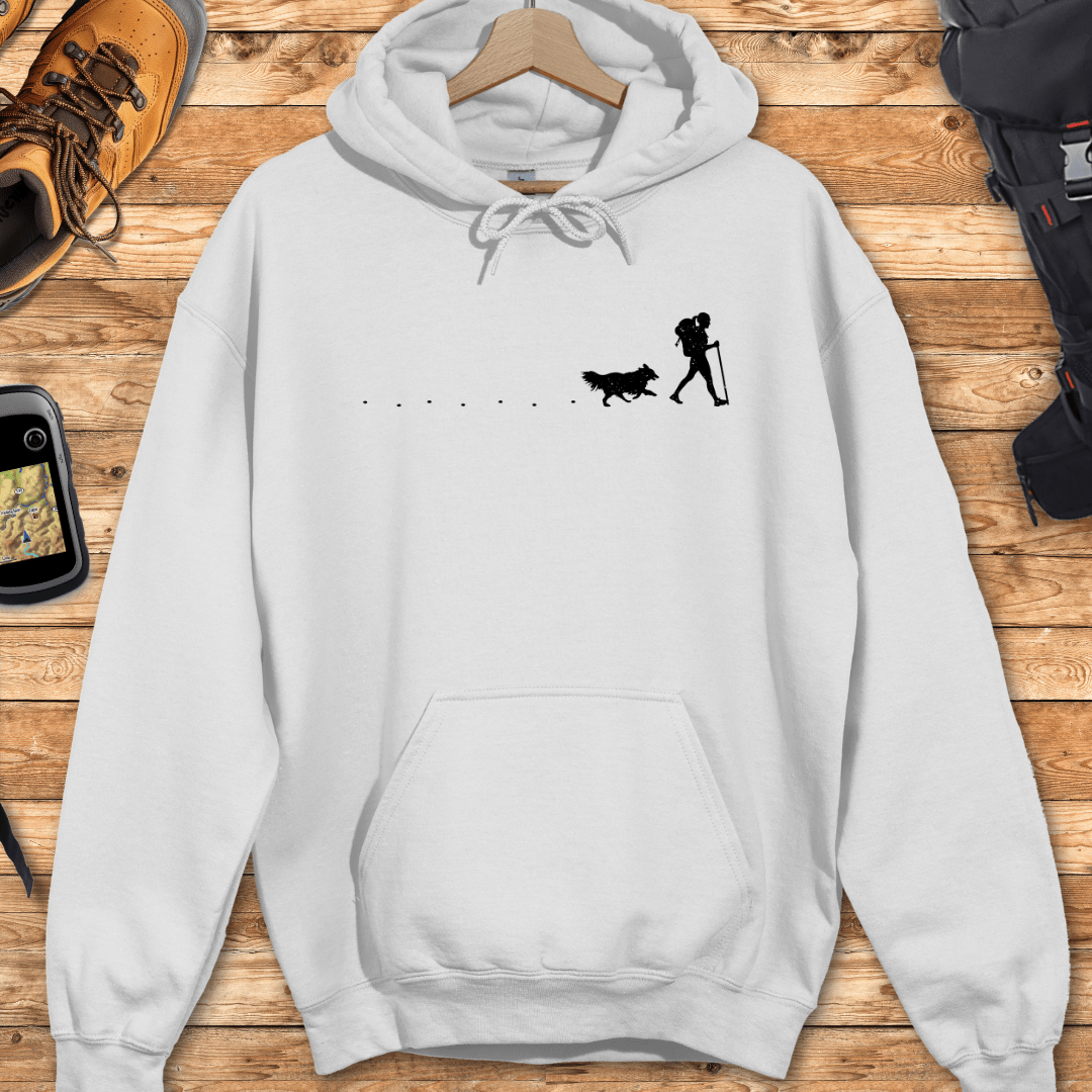 Hiker and Dog Path Hoodie