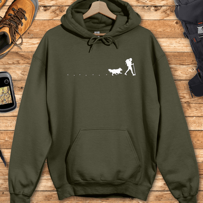 Hiker and Dog Path Hoodie