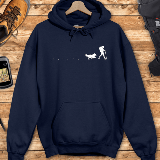 Hiker and Dog Path Hoodie