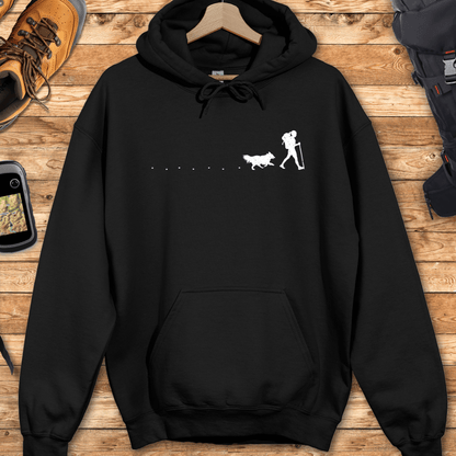 Hiker and Dog Path Hoodie