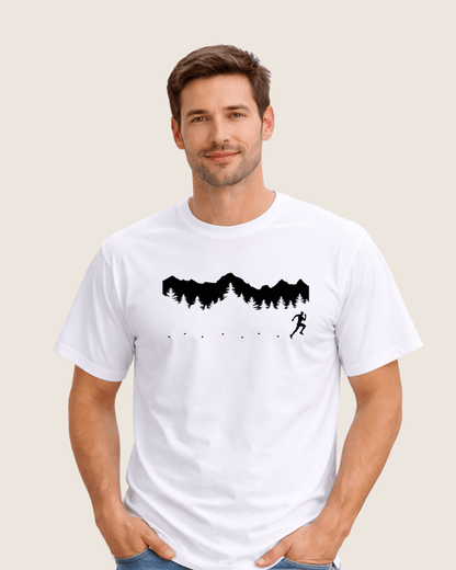 Running Man In the Nature T-shirt