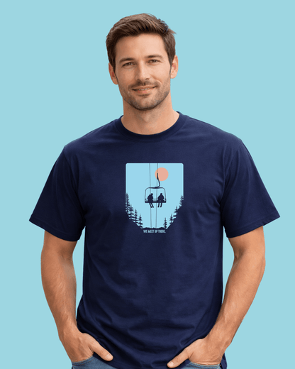 We Meet Up There Ski T-shirt