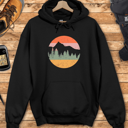 Round ColorFull Landscape Hoodie