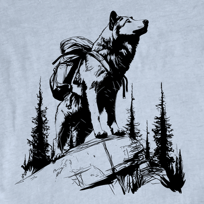 "Wolves Also Wander" graphic T-shirt