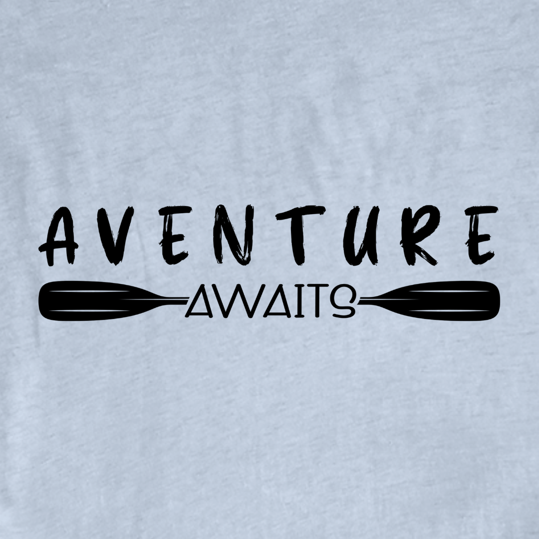 "Adventure Awaits in the Canoe" Graphic T-shirt