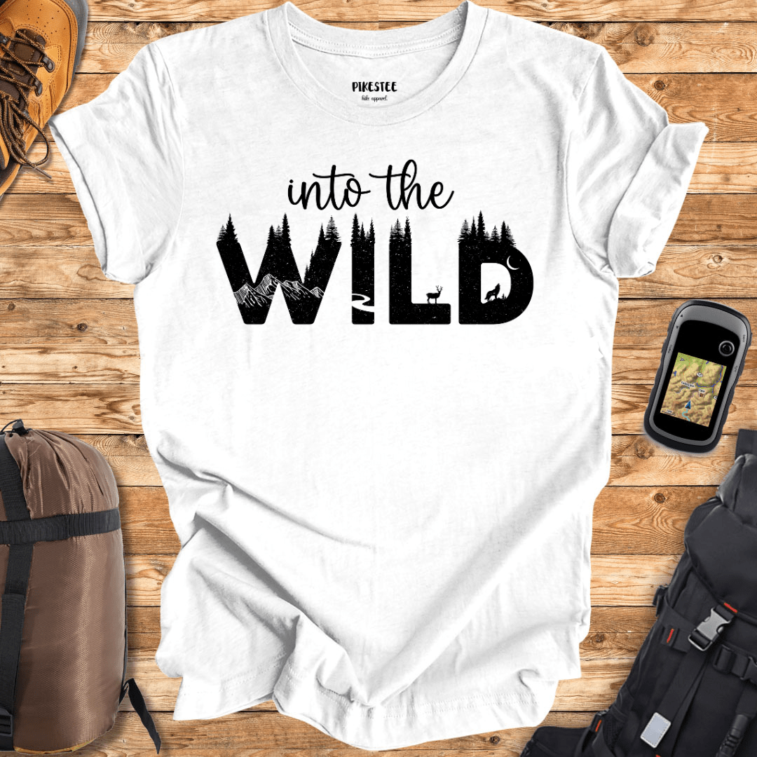 "Into The Wild" graphic T-shirt