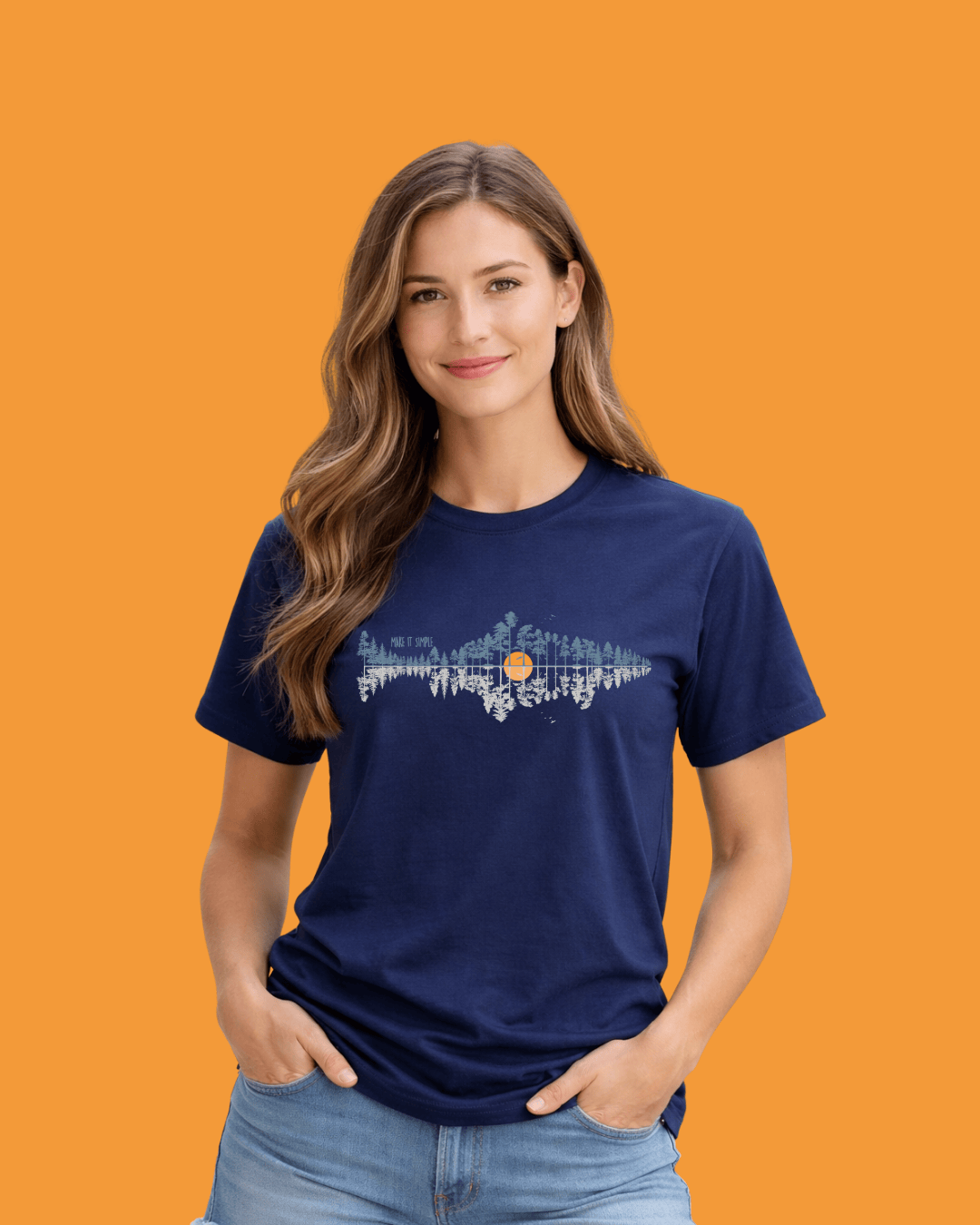 Make It Simple Fish T-shirt