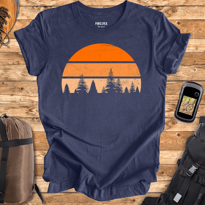 "Sunset Landscape" graphic T-shirt