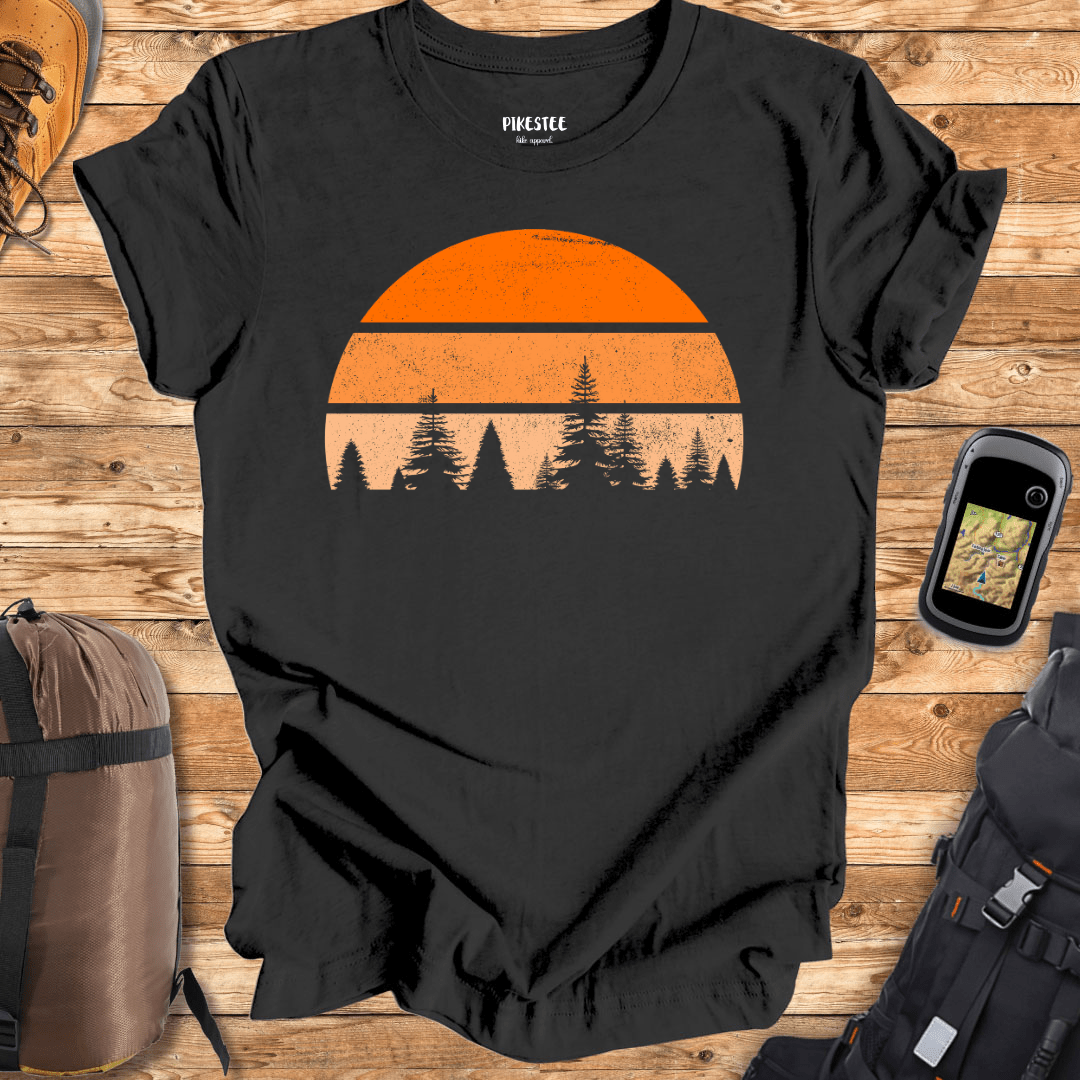 "Sunset Landscape" graphic T-shirt