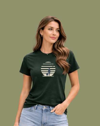 Hiking Girl and Dog T-shirt