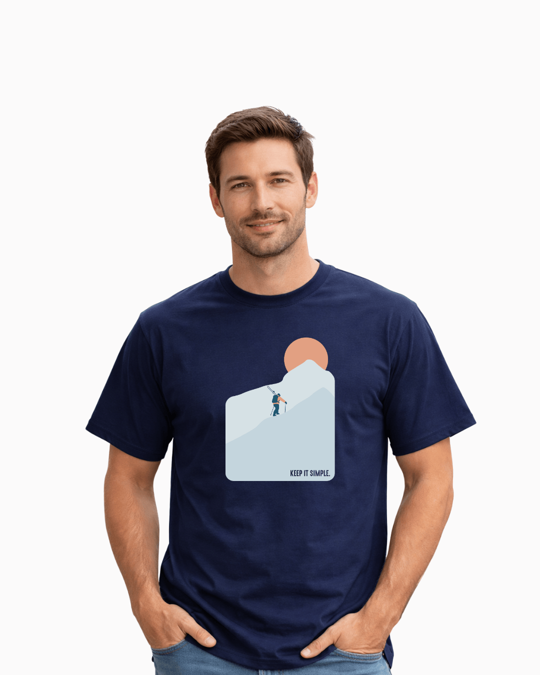 Keep It Simple Ski Walk T-shirt