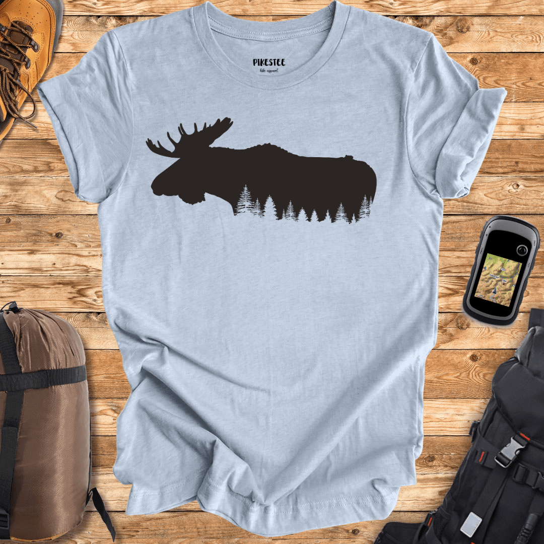 "Moose's Forest" graphic T-shirt