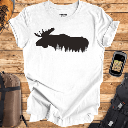 "Moose's Forest" graphic T-shirt