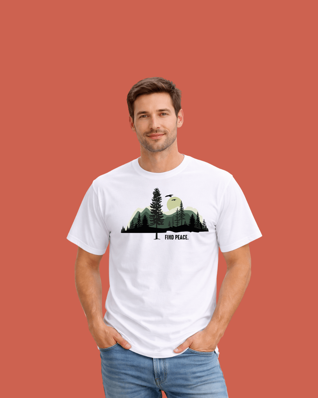 Find Peace graphic T-shirt