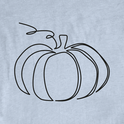 Pumpkin Line Art T-shirt